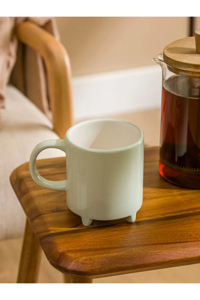 LC Waikiki Light Mint Green Cat Printed Ceramic Mug 490 ml