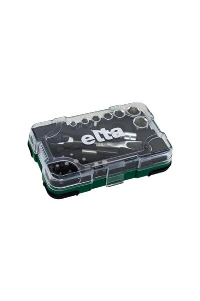 Elta 1/4" Altıköşe Cırcırlı Lokma Anahtar Ve Bits Uç Seti 23 Parça