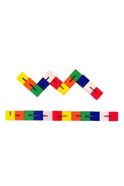 BigJigs Twister Blocks - σετ ξύλινων κατασκευών