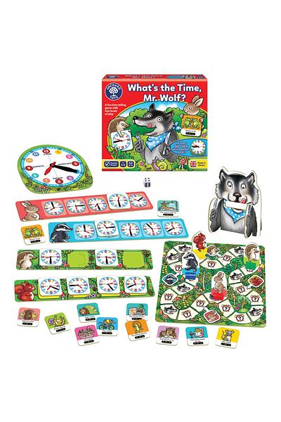 Orchard Toys Joc de societate - Cat Este Ceasul Domnule Lup? What's the time Mr Wolf?