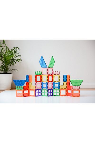 Magblox Set magnetic Magblox - 36 piese magnetice accesorii pentru constructie
