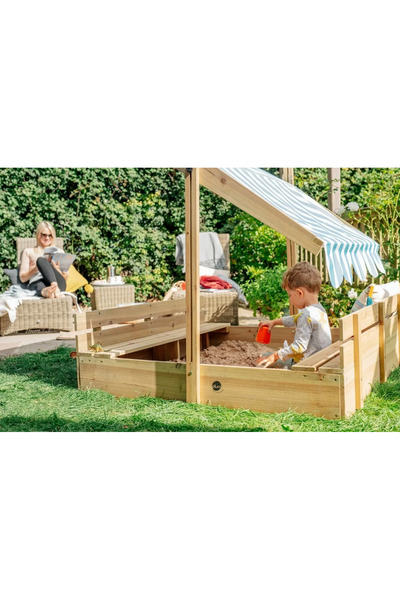 PLUM Cutie de sand with bancute and parasolar reglabil, Plum 25509