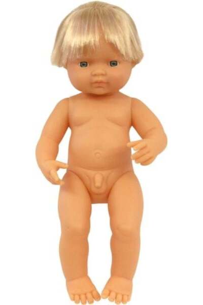 Miniland Papusa Bebelus evropská baiat Miniland 38 cm