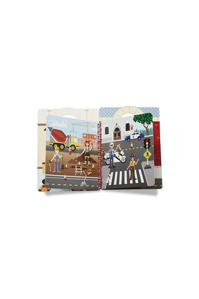 Melissa & Doug Επαναχρησιμοποιήσιμες κατασκευές με αυτοκόλλητα 3D