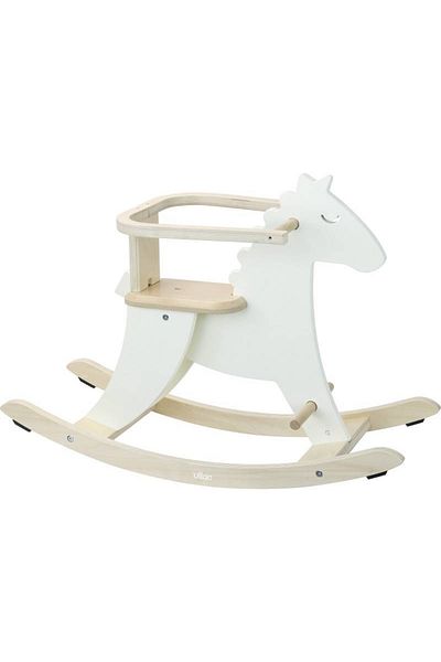 Vilac Wooden rocking horse - White