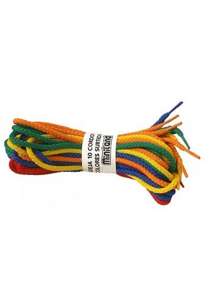 Miniland Miniland colored shoelace set 10 pcs