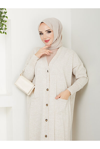 MODAMÜNASİP Υπέροχη μαλακή και ελαφριά πλεκτή ζακέτα με μανίκια νυχτερίδας