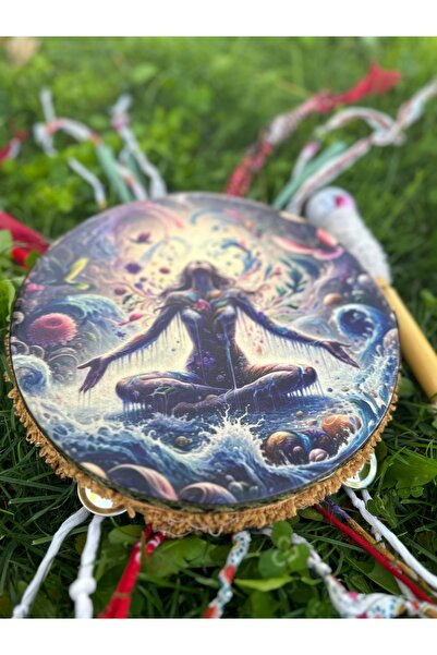 SULTANMUSİCALSHOP Şamandavulu Tokmağı Ile Birlikte 26 Cm Çap