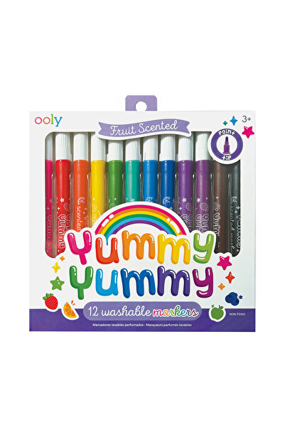 Ooly Yummy Yummy Washable Scented Markers - Set of 12