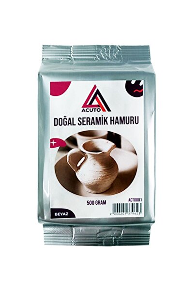 ACUTO 500gr Seramik Hamuru Beyaz Kil Eğitici Çamur