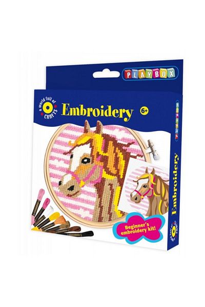Playbox Horse Embroidery Set - Creativity Set