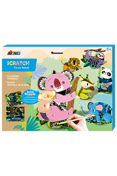 AVENİR Set creativ de razuit - Animale de padure in miscare