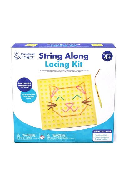 Learning Resources Set creativ - Desenam cu sireturi