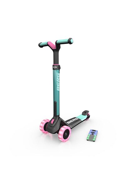 Berg Toys Trotineta BERG Nexo MINT Pliabila cu Lumini -LED