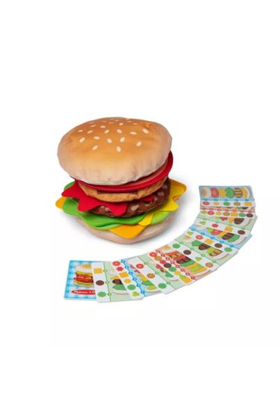 Melissa & Doug Educational stacking and matching game Giant Burger