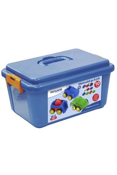 Miniland Minimobile 12 Cm Set of 10 Cars -