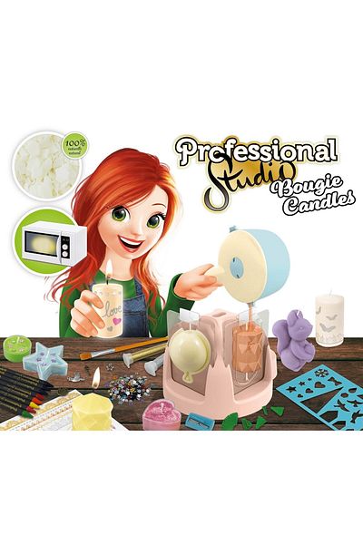 Buki France Studio Profesional de lumanari - Set de experimente pentru copii