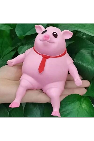 AYVİ STORE Domuz sukuşi stres oyuncak hayvan figürü squshi
