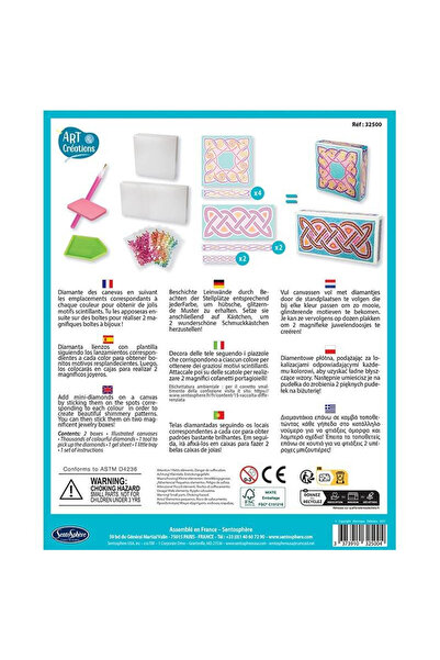 Sentosphere Kreativní sada - Krabičky s kamínky, keltské motivy