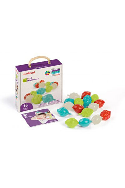 Miniland Εκπαιδευτικό παιχνίδι αλληλουχίας Eco Maxichain