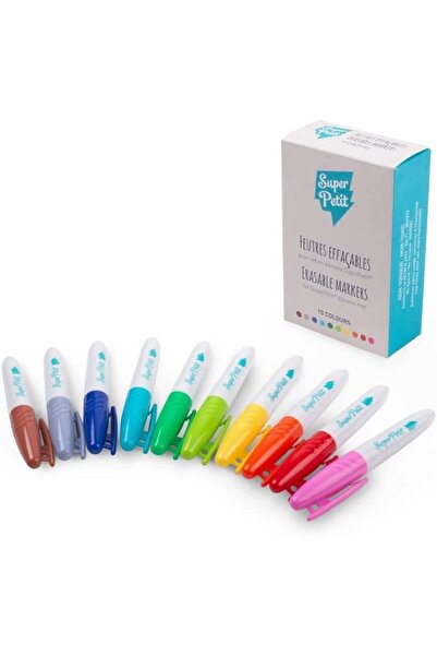 SUPERPETIT Cutie cu 10 markere lavabile
