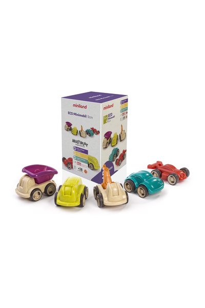 Miniland Σετ 5 Οχημάτων Minimobile Eco 12 Εκ.