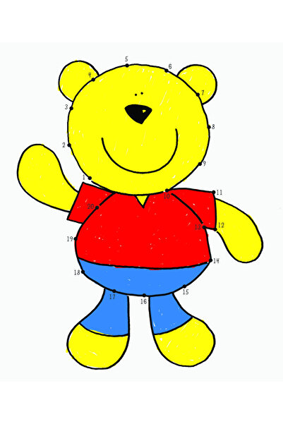 Galt Barevná karta Dot to Dot