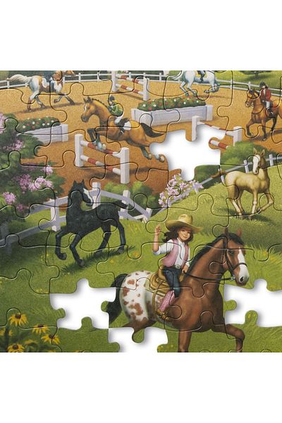 Melissa & Doug Moje první eko kartonové puzzle Koně