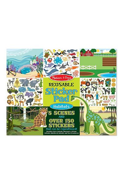 Melissa & Doug Συλλογή επαναχρησιμοποιούμενων αυτοκόλλητων Melissa and Doug Habitats