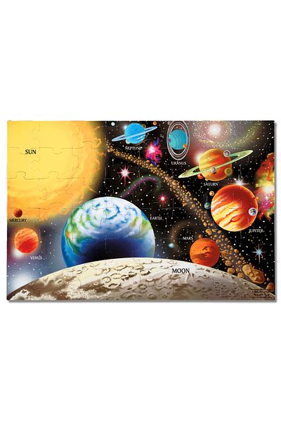 Melissa & Doug Podlahové puzzle sluneční soustavy