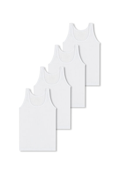 GizaKids Σετ 4 μποξεράκια με εσώρουχα και εσώρουχα από 95% βαμβακερό μονόχρωμο μπλουζάκι για αγόρι