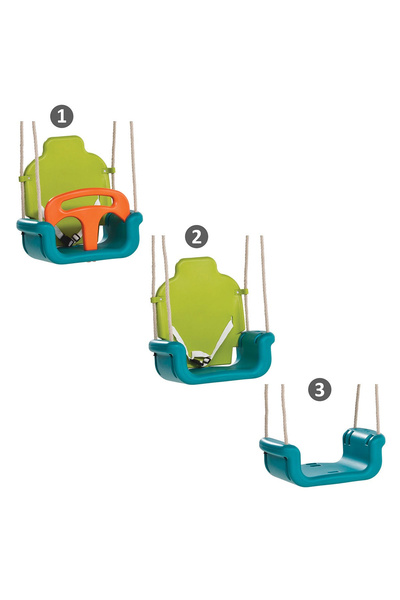 KBT Leagan copii 3 in 1 PP var verde turcoaz portocaliu