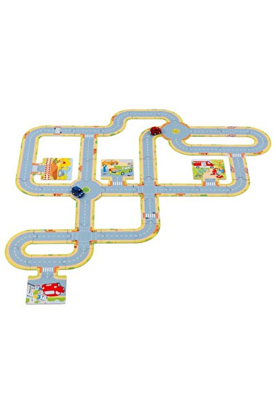 Goki Puzzle Pista De Masinute Cu Doua Vehicule