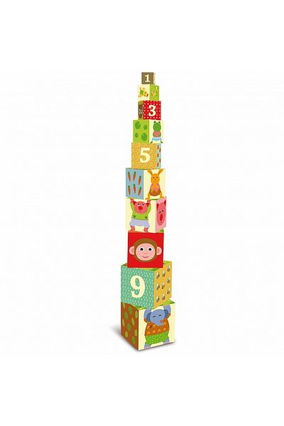 Vilac Melusine Pyramid Cubes - High Quality Educational Toy for Children