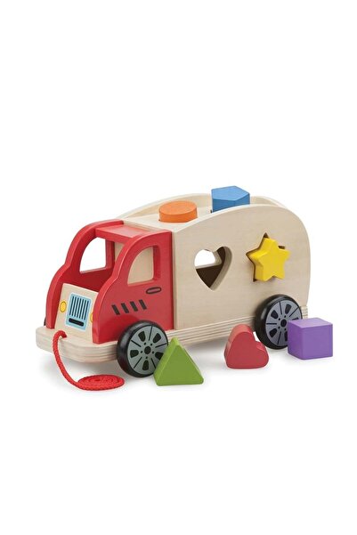New Classic Toys Camion Shape Sorter cu 6 forme