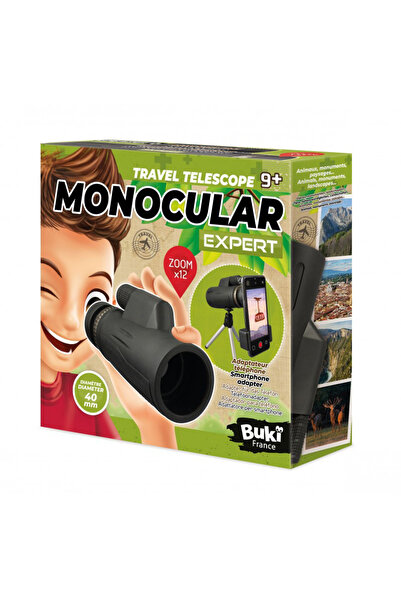 Buki France Monocular Expert - Putere de 12X cu husa si trepied