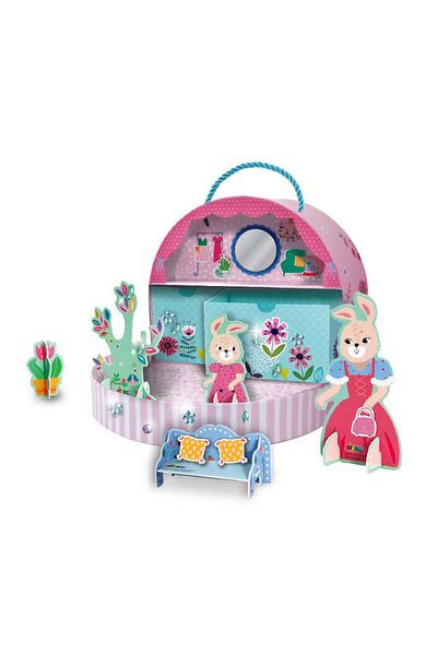 AVENİR Set de joaca creativa si libera, portabil - Casa Domnisoarei Iepuras