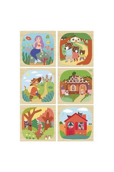 Vilac Story Puzzle Cubes - Innovative toy for little explorers