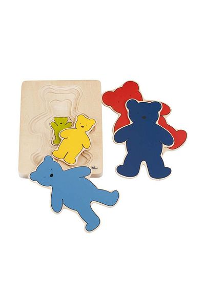 Goki Colorful Teddy Bears Jigsaw Puzzle