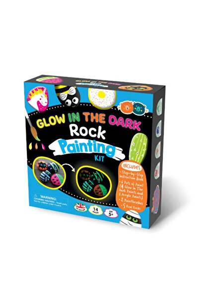 Buddy&Barney Set de pictat pietre - Stralucesc in Intuneric