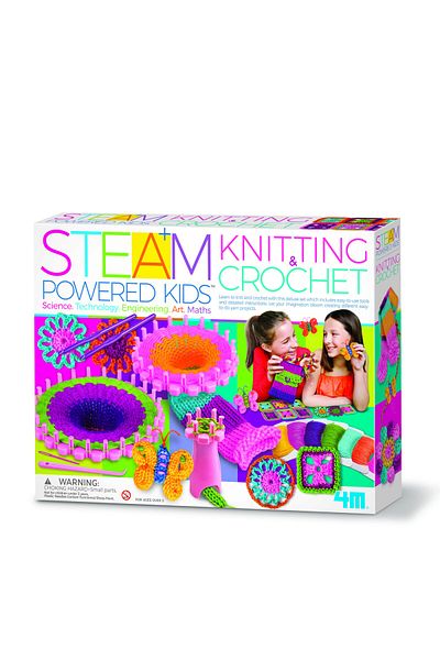 4M Science Kit - Knitting and Crocheting, STEAM Kids