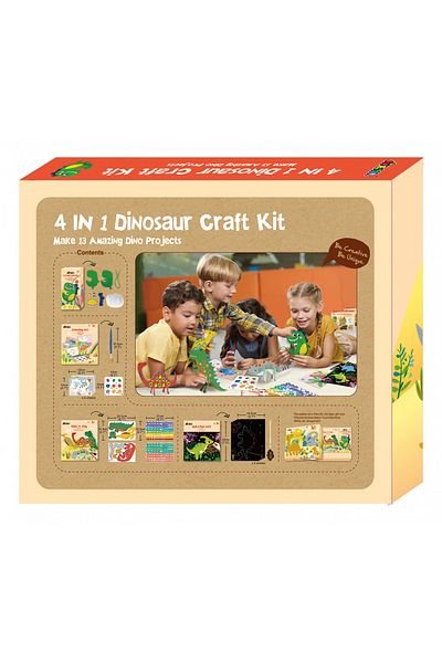 AVENİR Set creativ 4 in 1 - Dinozauri