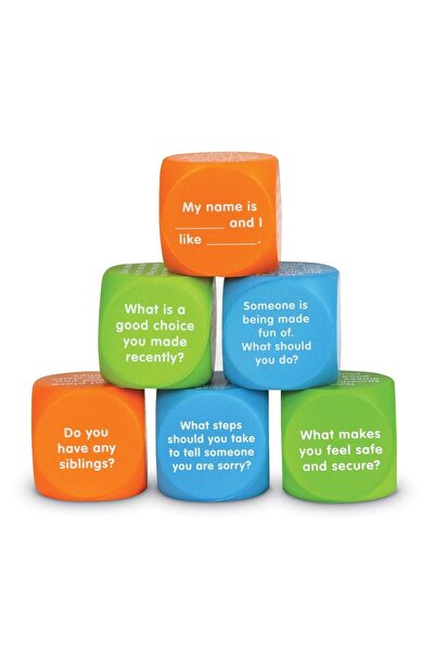 Learning Resources Conversation Cubes - Discovering Emotions