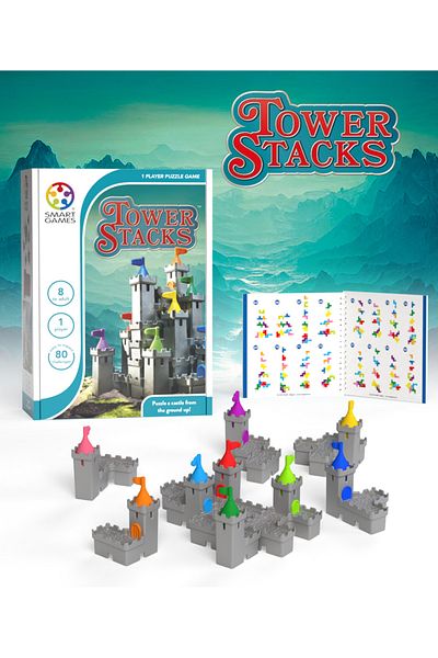 Smart Games Joc de logica Smart Games, Tower Stacks