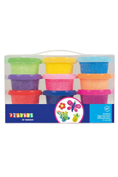 Playbox Комплект 12 culori spuma de modelat