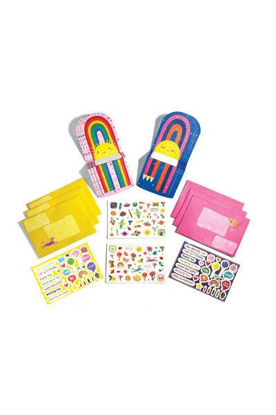 Ooly Note and Sticker Card Set - Rainbows, Tiny Tadas!