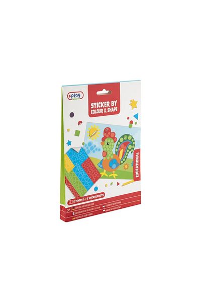 GRAFİX Set of stickers on colors and shapes, Grafix