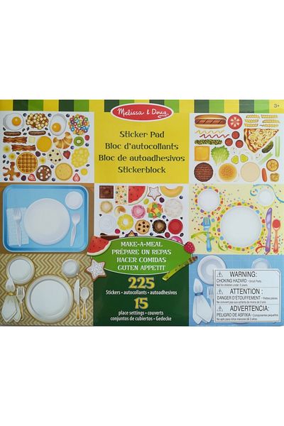 Melissa & Doug Αυτοκόλλητα φαγητού Melissa and Doug
