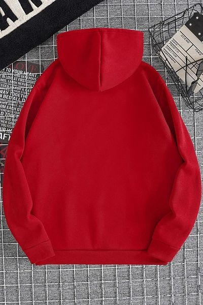 mw memowear Унисекс суитшърт с щампа RADIDHEAD в червен цвят
