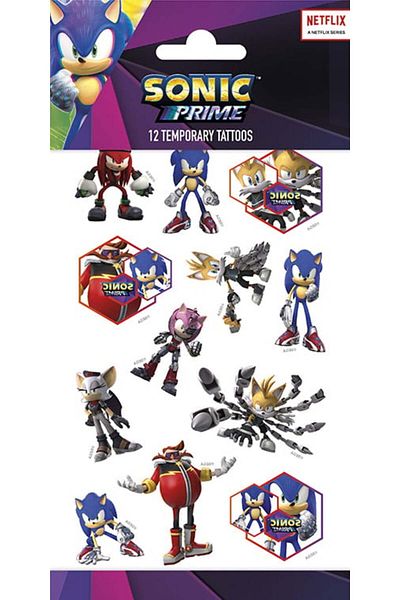 Funny Products Tatuaj Sonic Prime